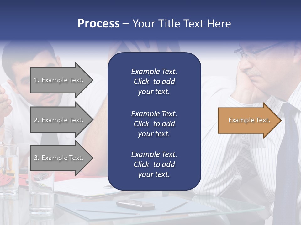 Expression Concept White PowerPoint Template