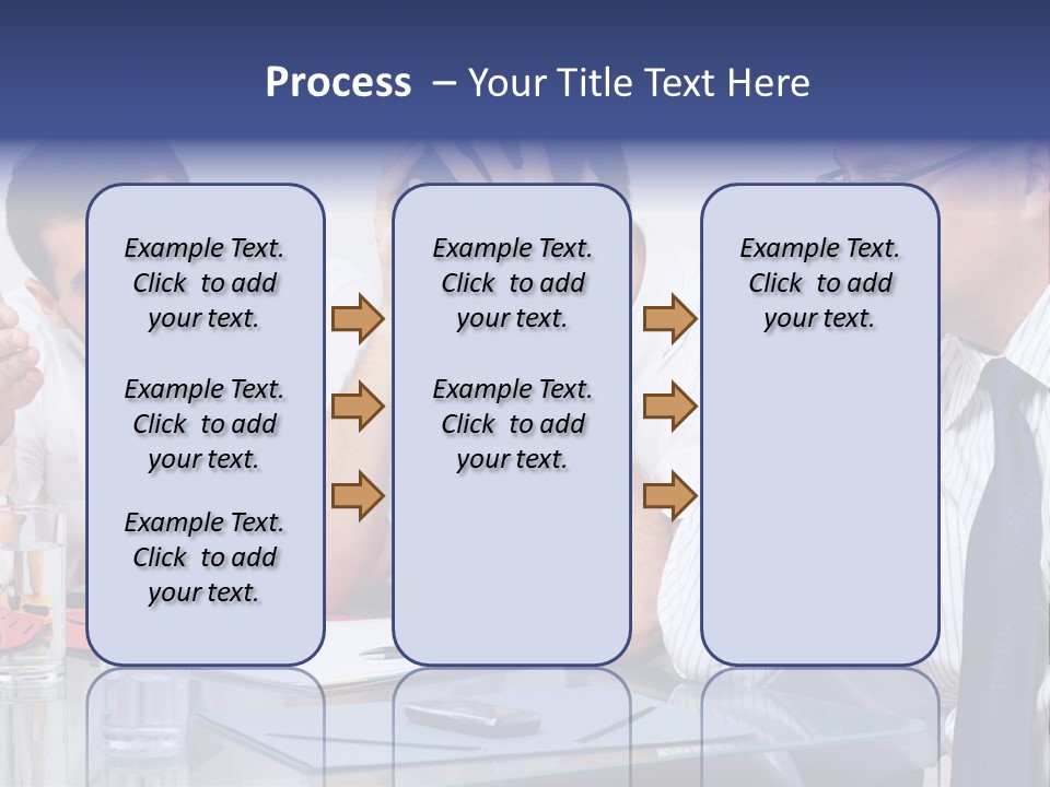 Expression Concept White PowerPoint Template