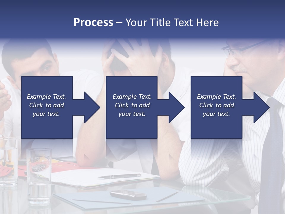 Expression Concept White PowerPoint Template