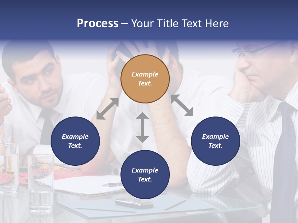 Expression Concept White PowerPoint Template