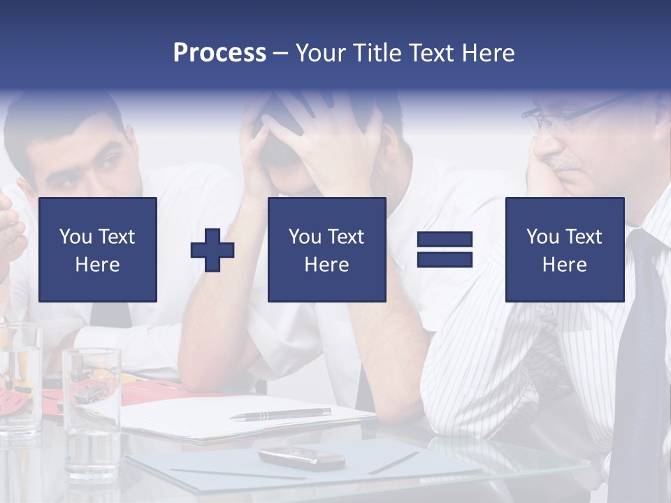 Expression Concept White PowerPoint Template