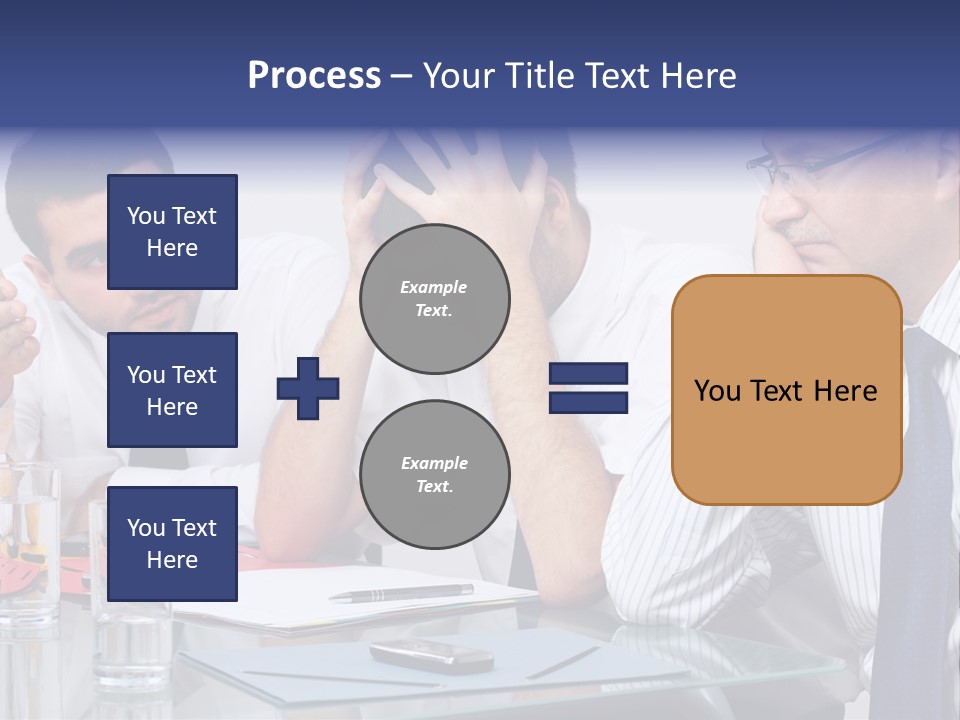 Expression Concept White PowerPoint Template