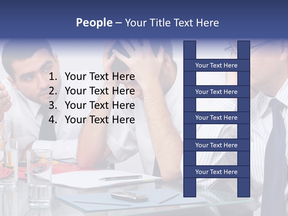 Expression Concept White PowerPoint Template