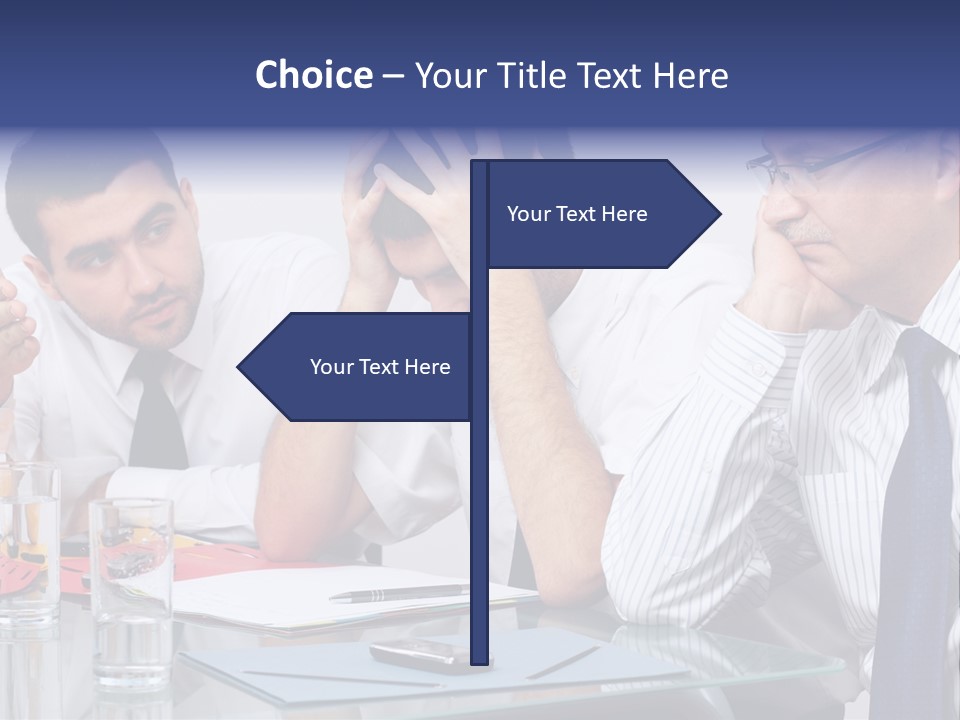 Expression Concept White PowerPoint Template