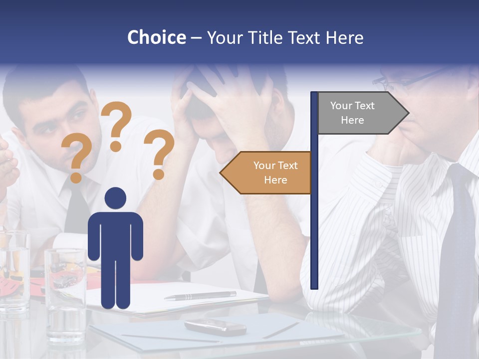 Expression Concept White PowerPoint Template