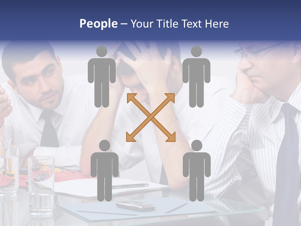 Expression Concept White PowerPoint Template