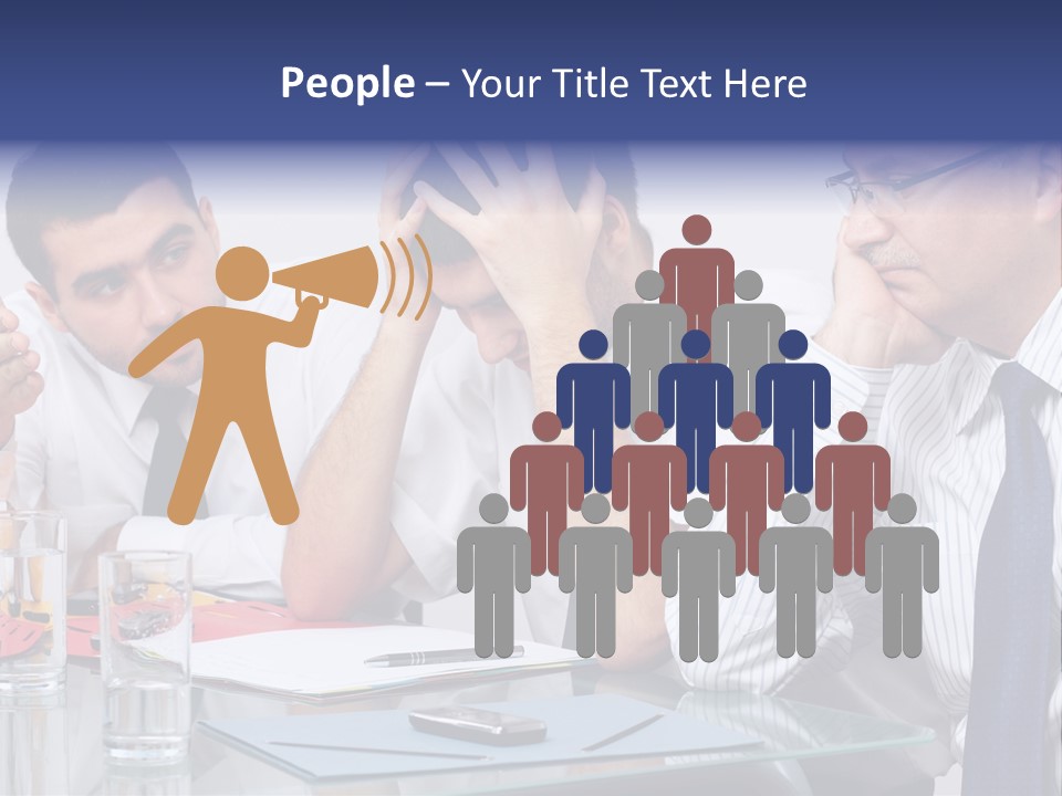 Expression Concept White PowerPoint Template