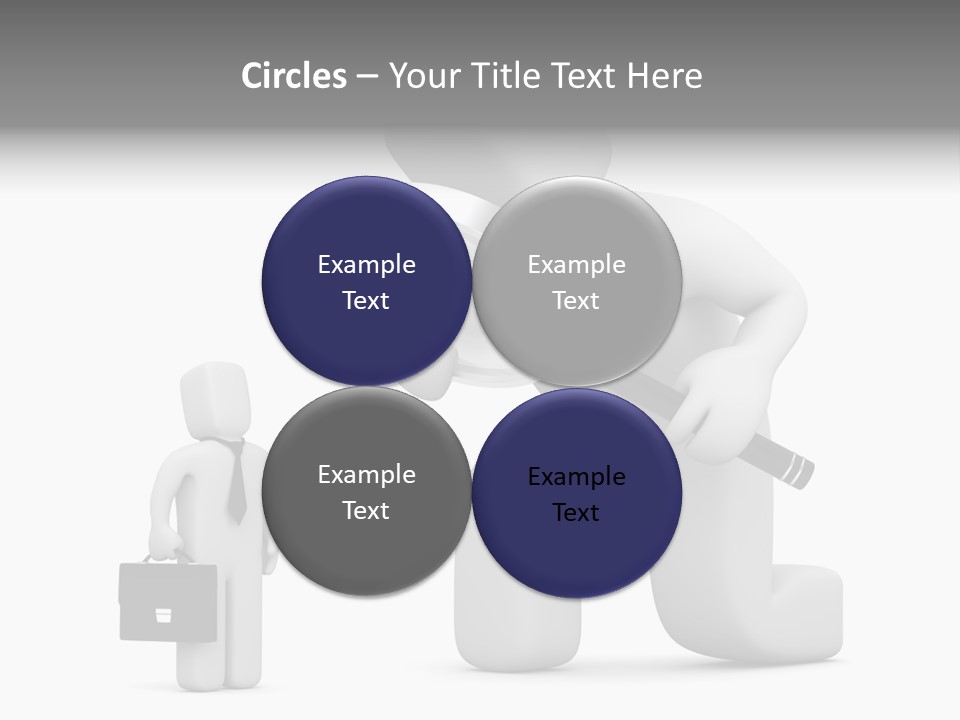 Check Businessman Business PowerPoint Template