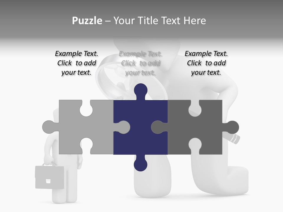 Check Businessman Business PowerPoint Template