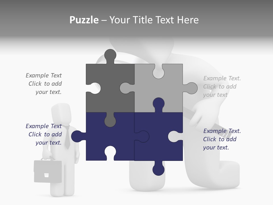 Check Businessman Business PowerPoint Template