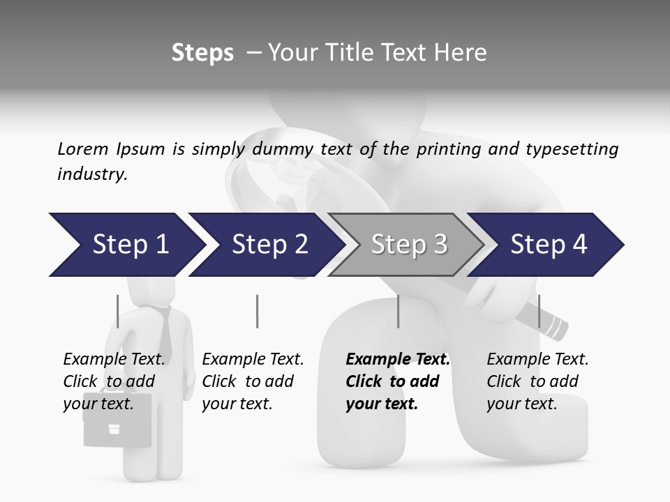 Check Businessman Business PowerPoint Template