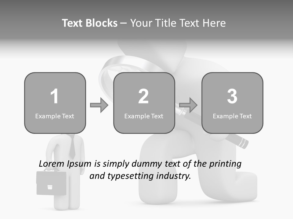 Check Businessman Business PowerPoint Template