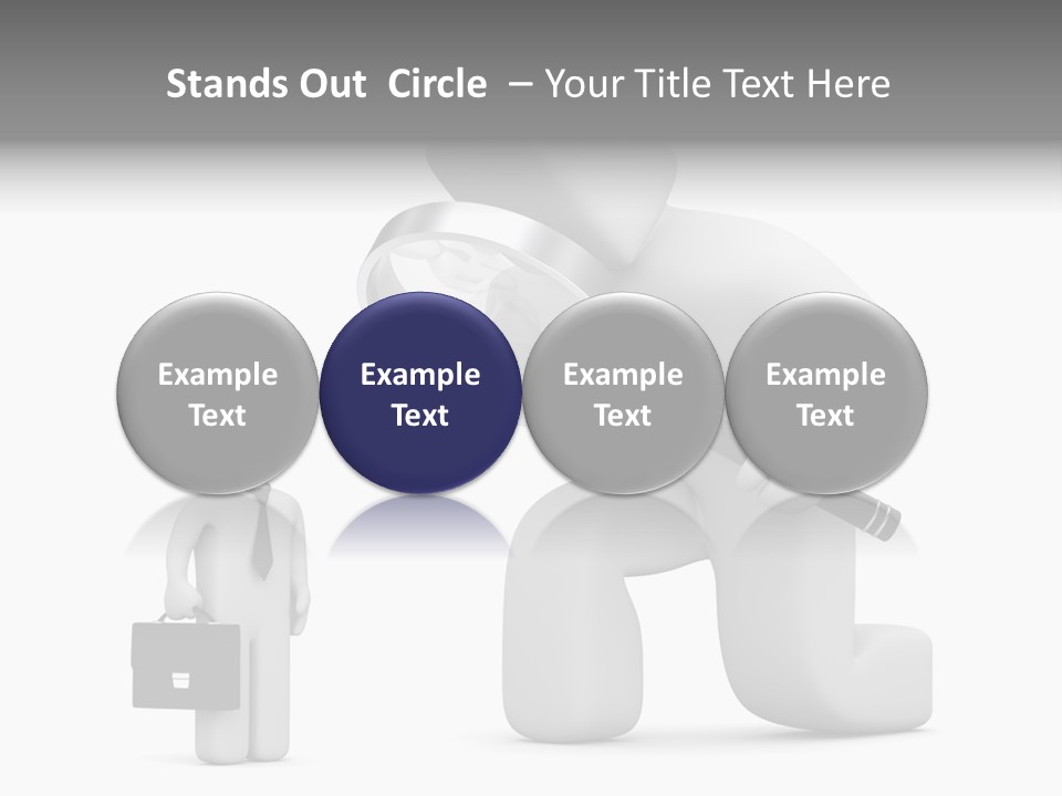 Check Businessman Business PowerPoint Template