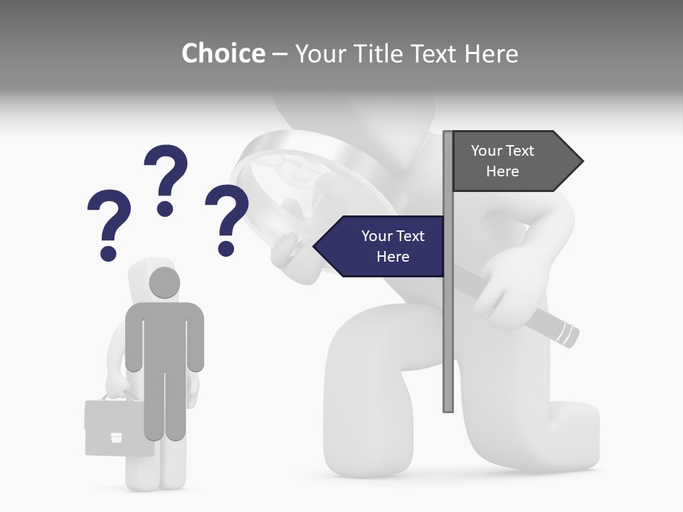 Check Businessman Business PowerPoint Template
