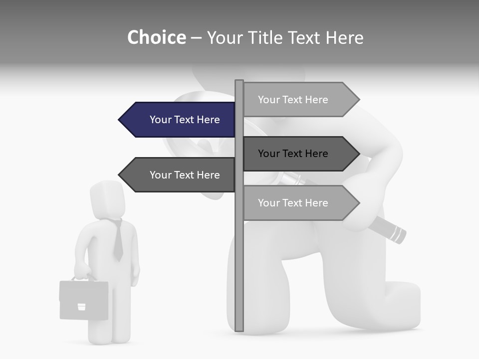 Check Businessman Business PowerPoint Template