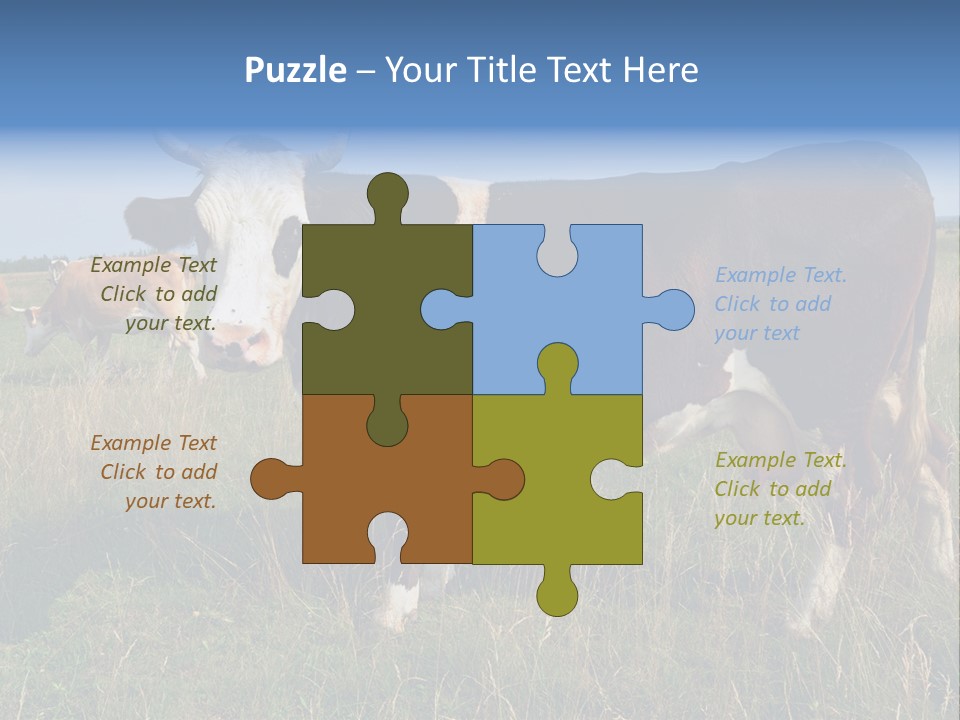 Pasture Landscape Farm PowerPoint Template