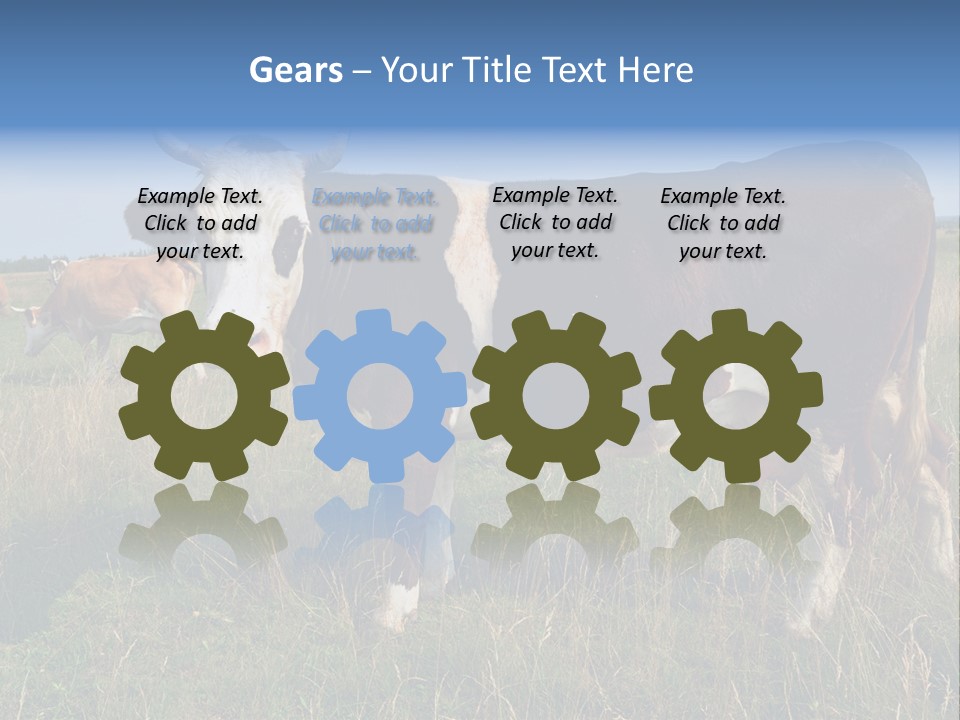 Pasture Landscape Farm PowerPoint Template