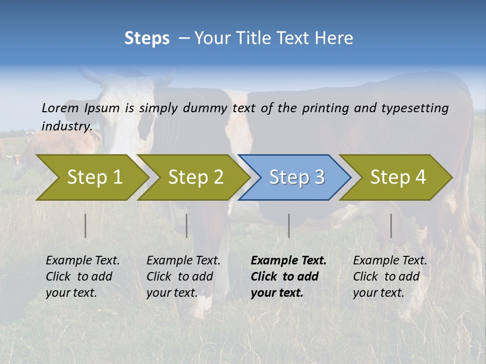 Pasture Landscape Farm PowerPoint Template