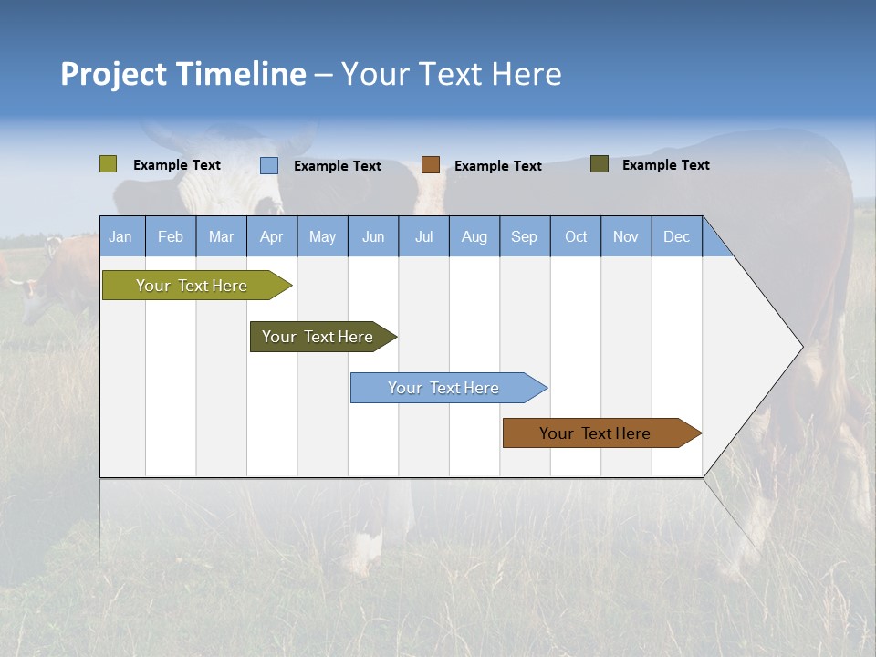 Pasture Landscape Farm PowerPoint Template
