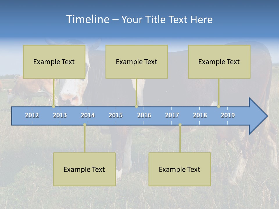 Pasture Landscape Farm PowerPoint Template