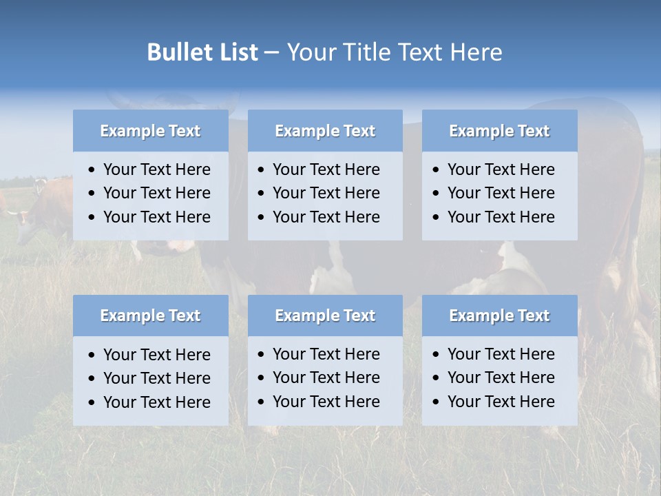 Pasture Landscape Farm PowerPoint Template