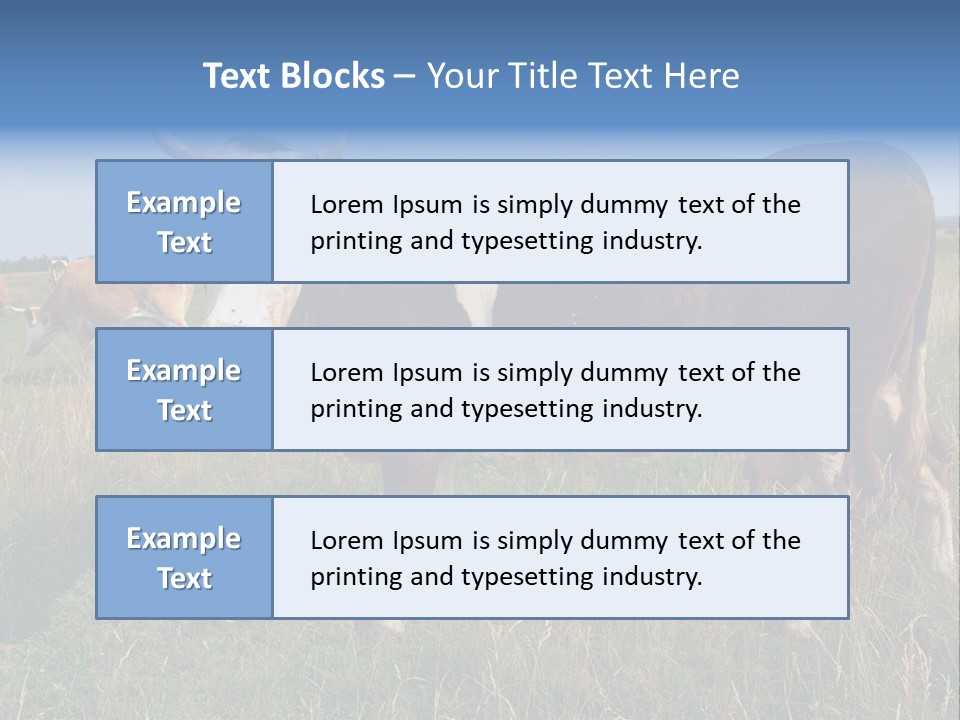 Pasture Landscape Farm PowerPoint Template