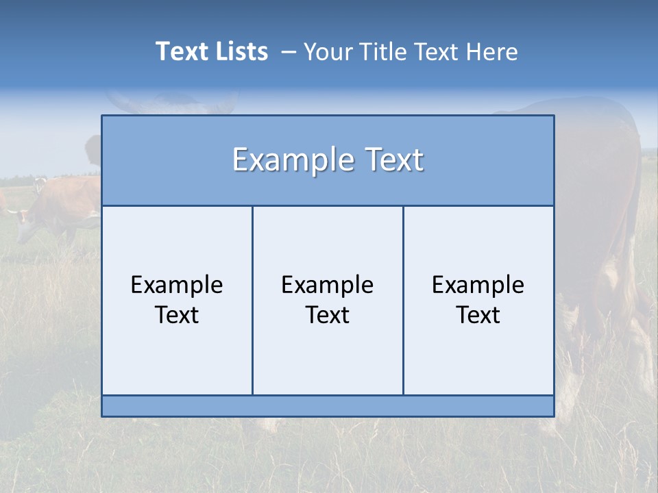 Pasture Landscape Farm PowerPoint Template