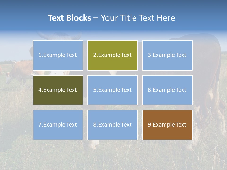 Pasture Landscape Farm PowerPoint Template
