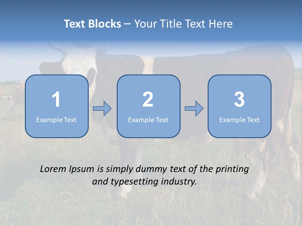 Pasture Landscape Farm PowerPoint Template