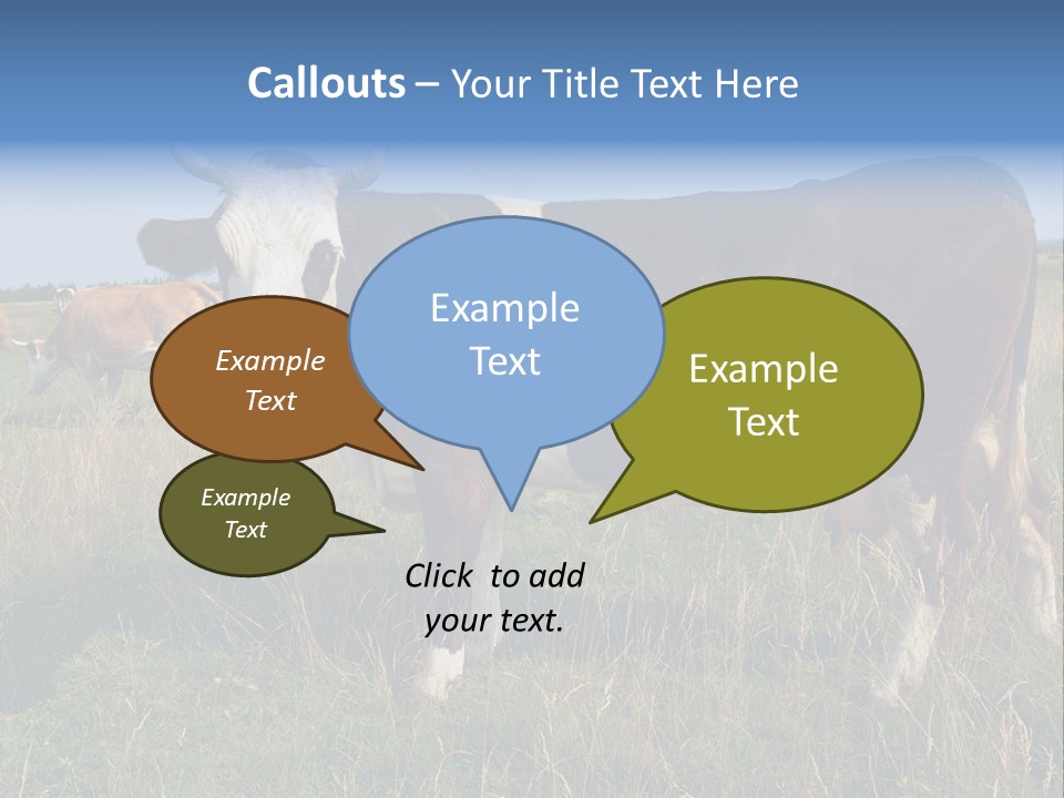 Pasture Landscape Farm PowerPoint Template