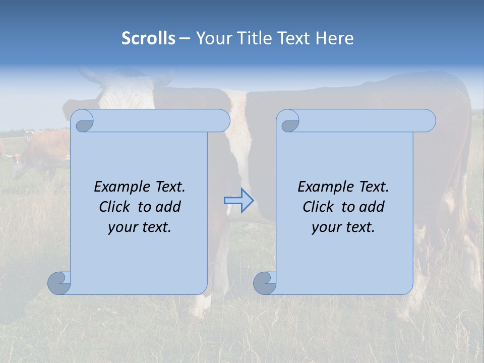Pasture Landscape Farm PowerPoint Template