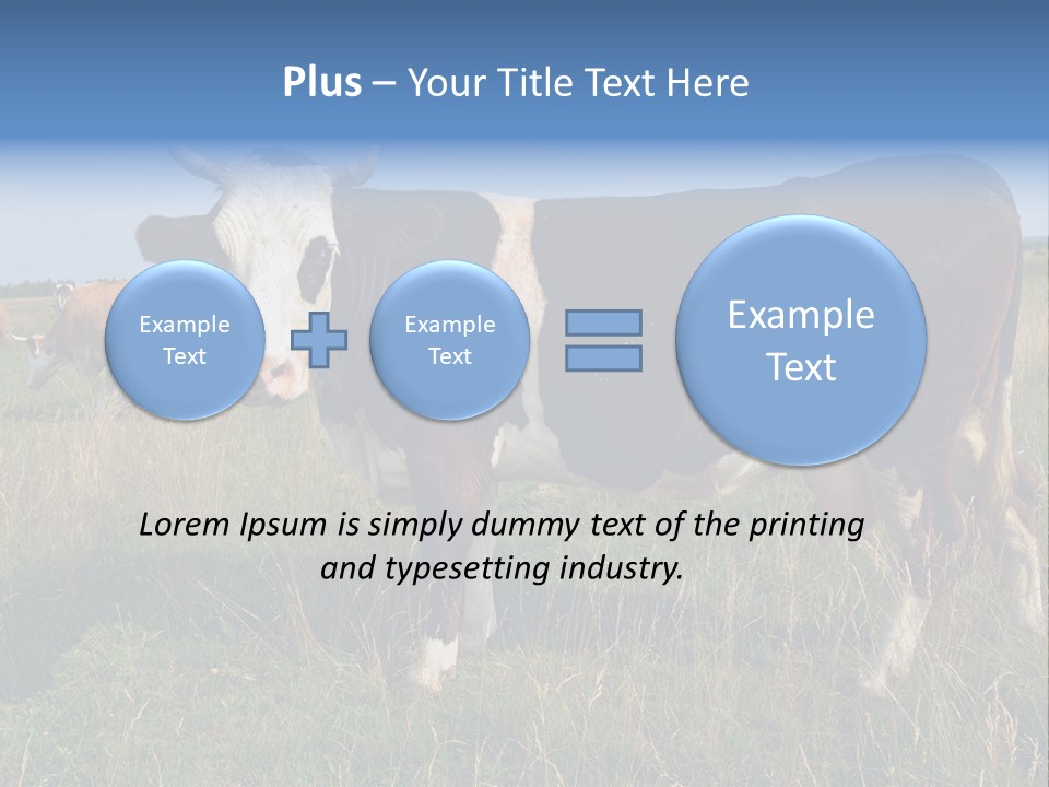 Pasture Landscape Farm PowerPoint Template