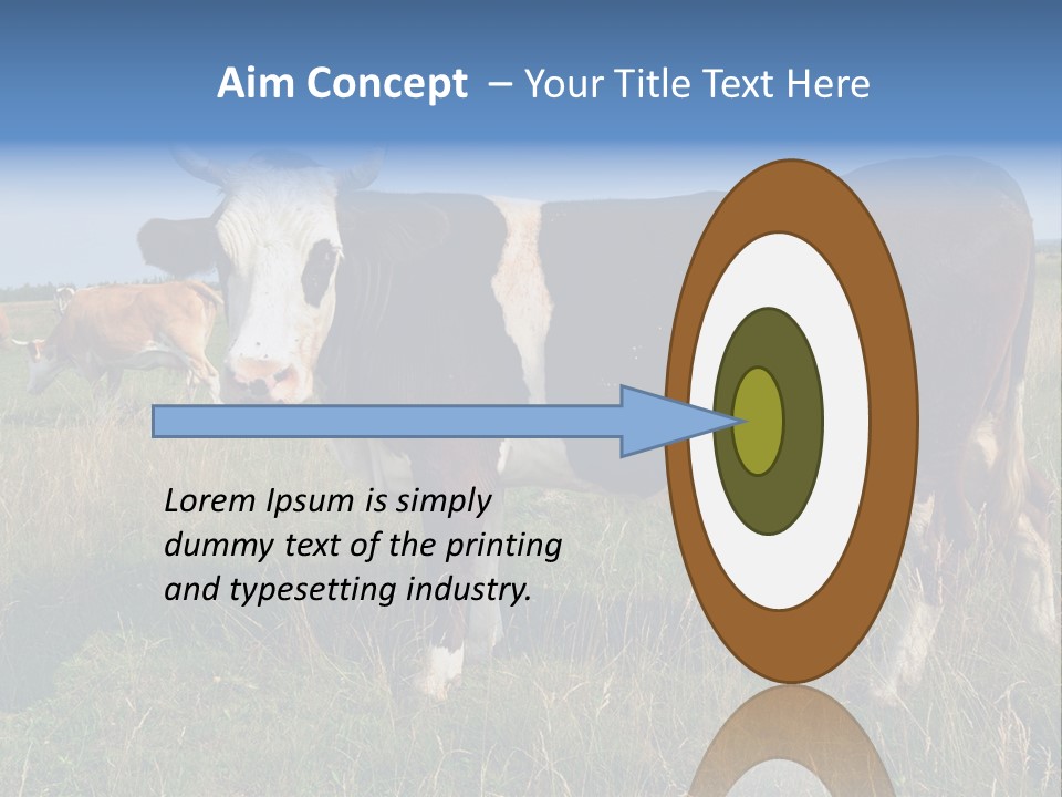 Pasture Landscape Farm PowerPoint Template