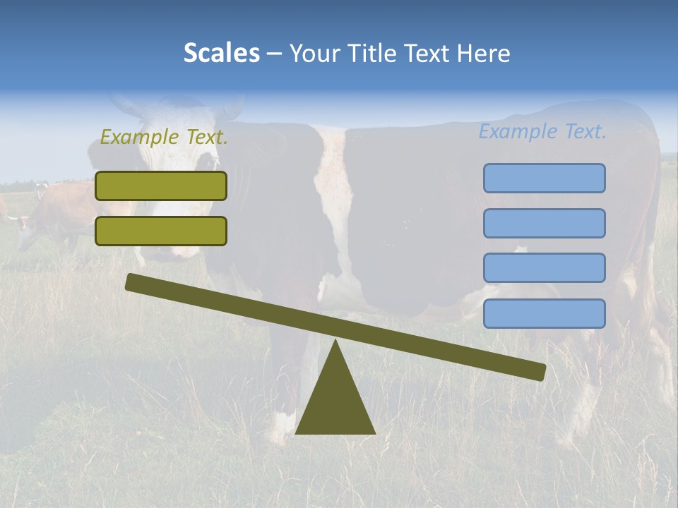 Pasture Landscape Farm PowerPoint Template