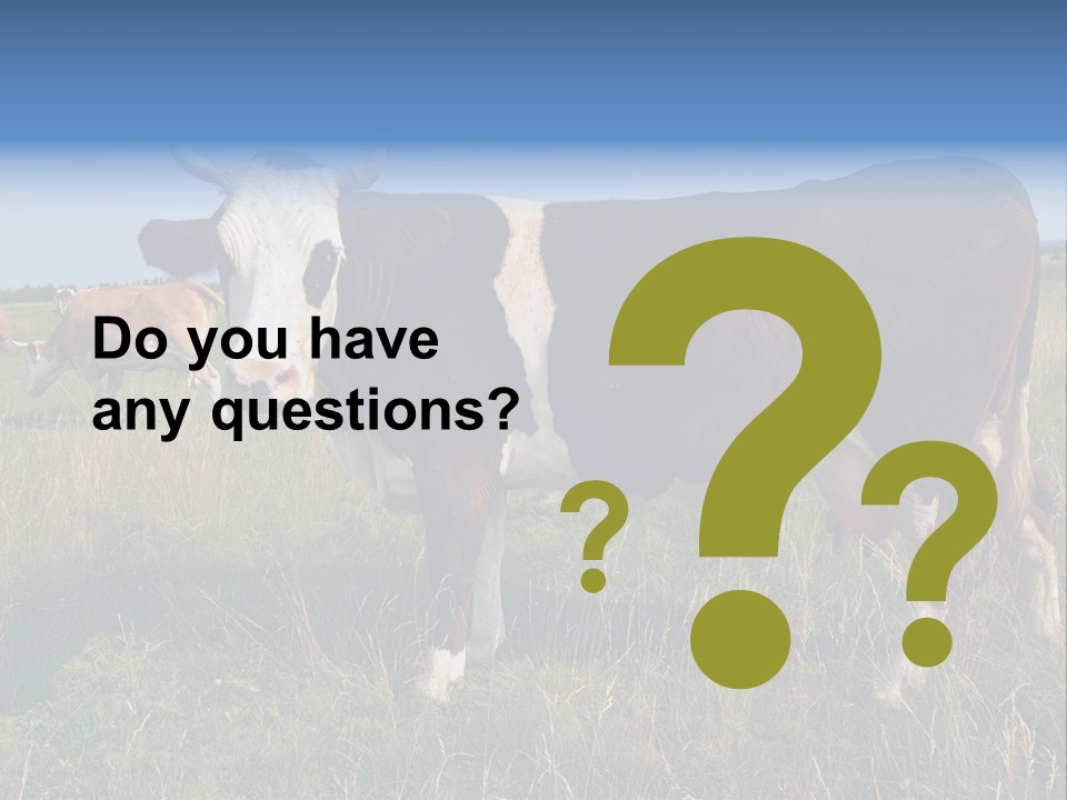 Pasture Landscape Farm PowerPoint Template