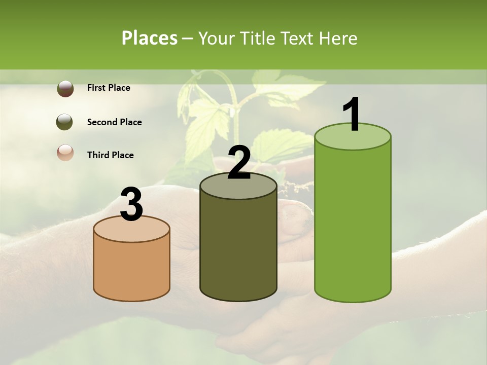 Family Happy Outdoors PowerPoint Template