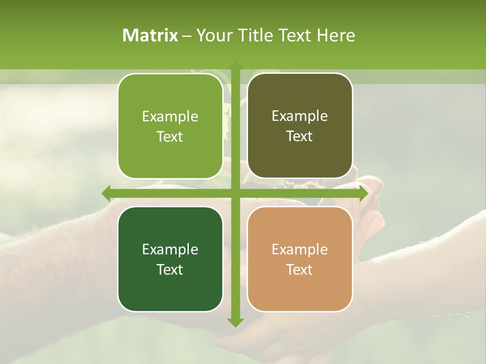 Family Happy Outdoors PowerPoint Template