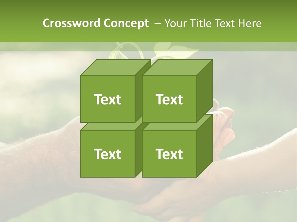 Family Happy Outdoors PowerPoint Template