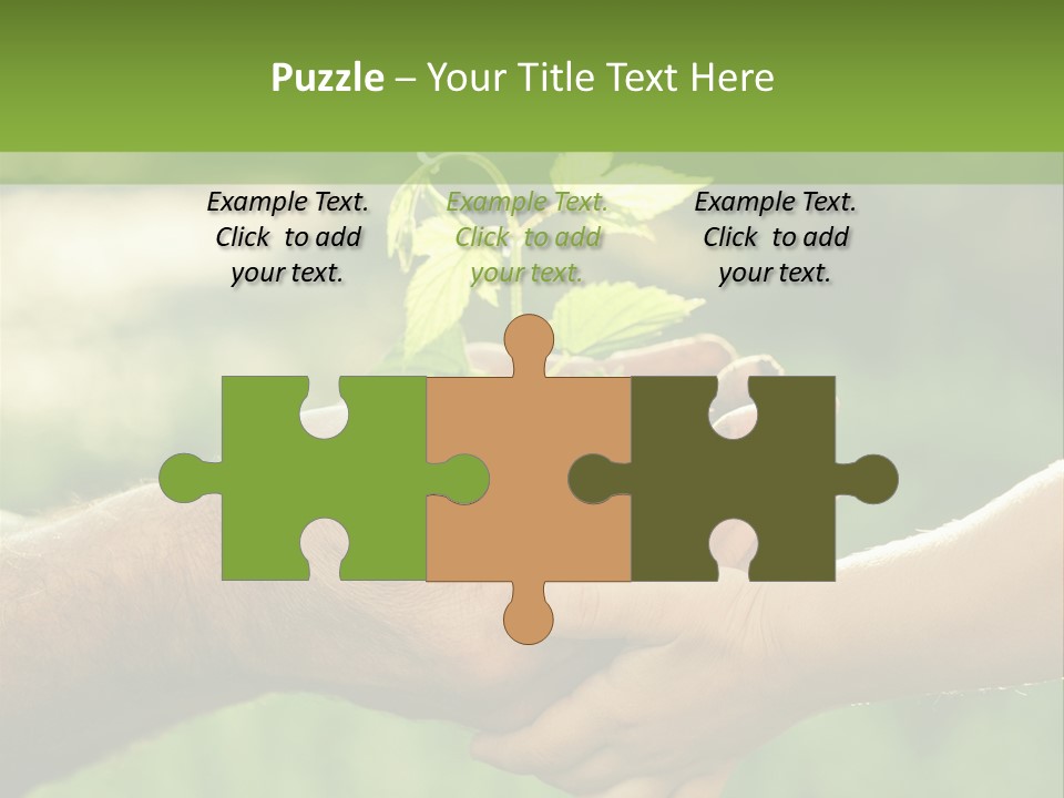 Family Happy Outdoors PowerPoint Template