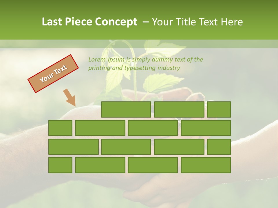 Family Happy Outdoors PowerPoint Template