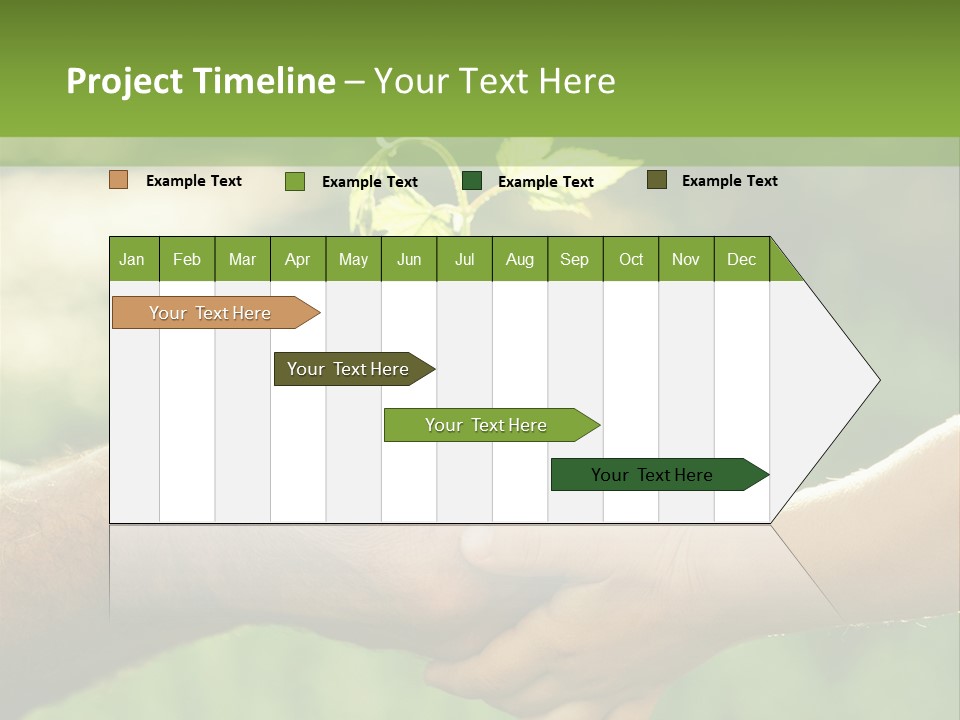 Family Happy Outdoors PowerPoint Template