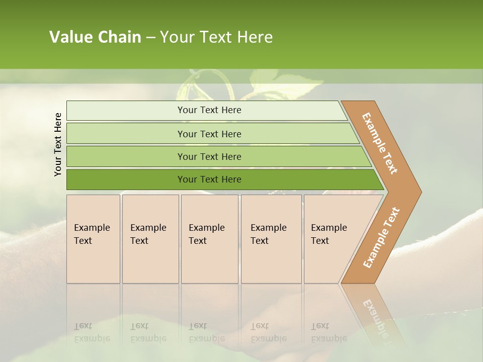Family Happy Outdoors PowerPoint Template