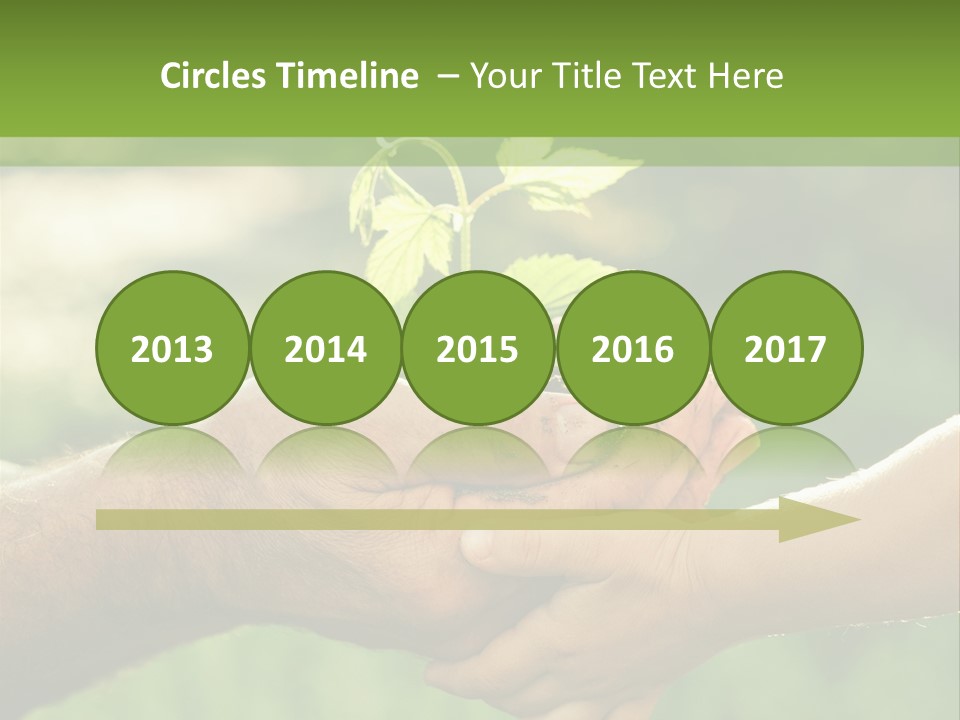 Family Happy Outdoors PowerPoint Template