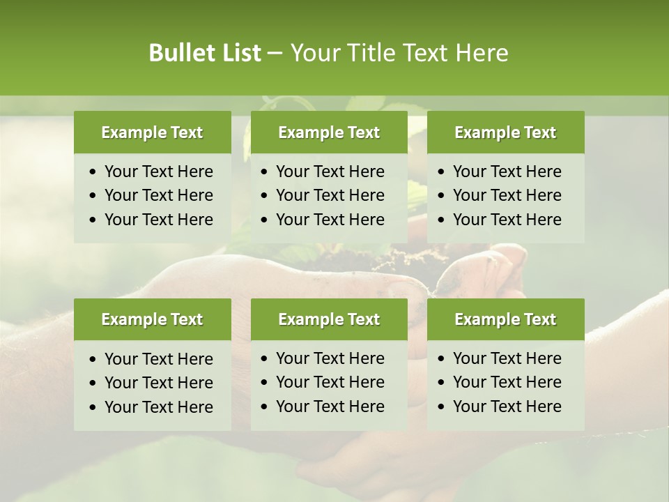 Family Happy Outdoors PowerPoint Template