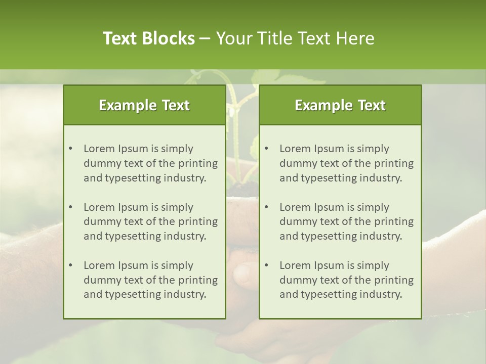 Family Happy Outdoors PowerPoint Template