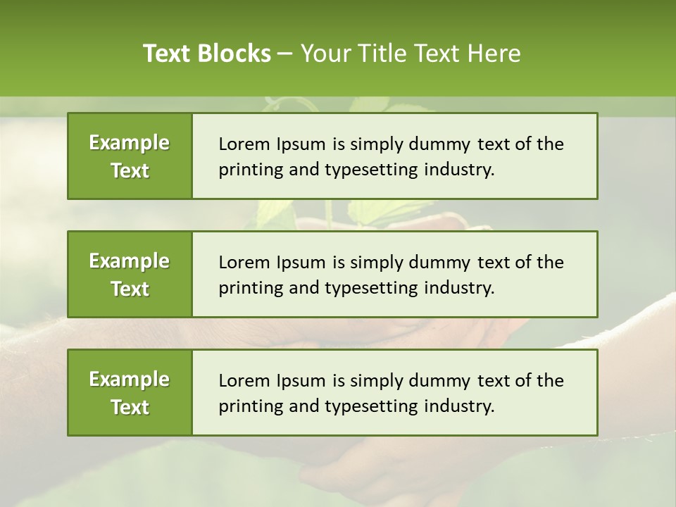 Family Happy Outdoors PowerPoint Template