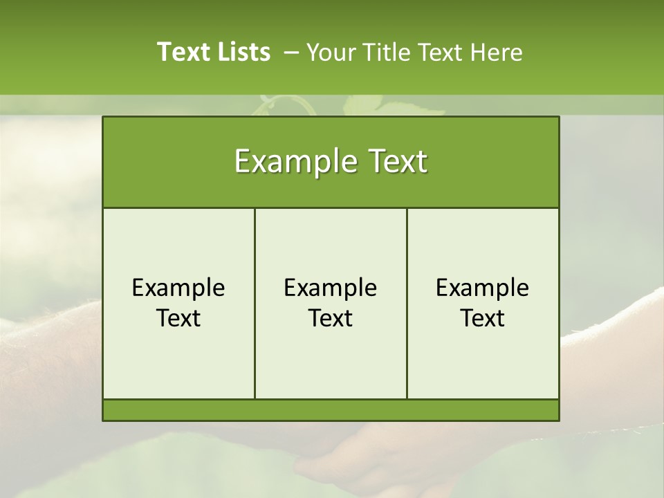 Family Happy Outdoors PowerPoint Template