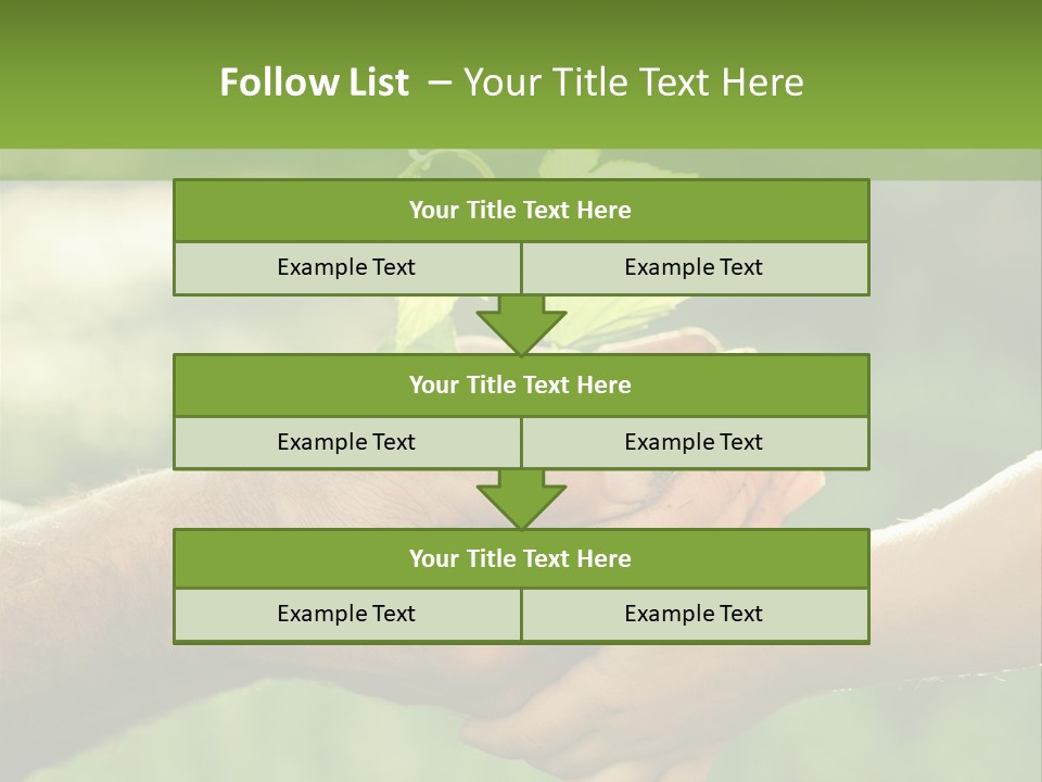 Family Happy Outdoors PowerPoint Template