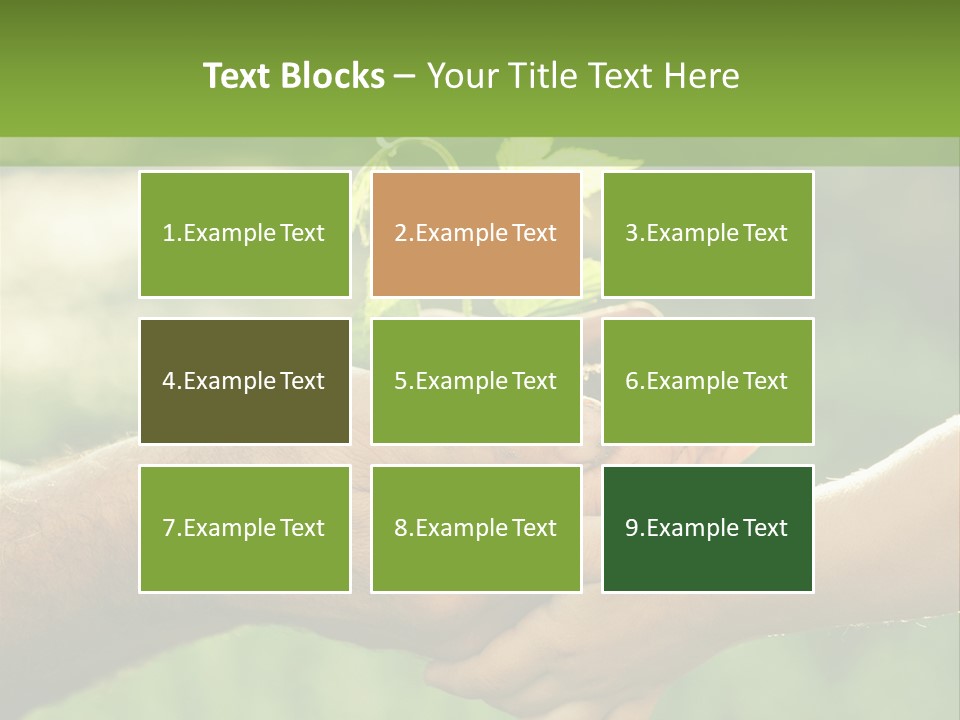 Family Happy Outdoors PowerPoint Template