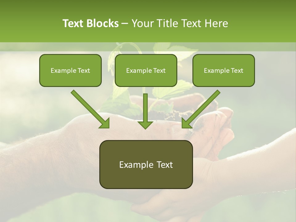 Family Happy Outdoors PowerPoint Template